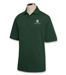 Michigan State Spartans B&T CB DryTec Championship Polo - Hunter